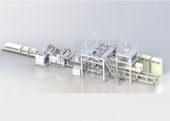 Đá tờ giấy composite ép đùn dòng hình thành