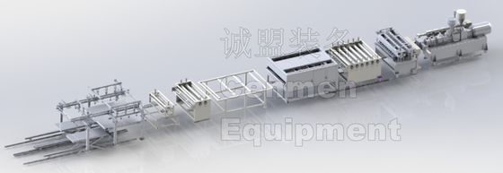 Stone Paper Hollow Bao bì Ban đùn ép Dây chuyền sản xuất chân không